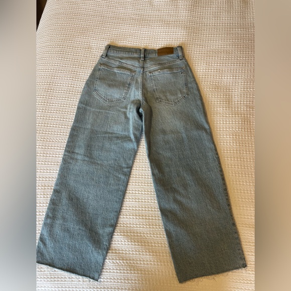 Madewell The Perfect Vintage Wide Leg Crop Jeans Sz 25 Petite - NWT - Picture 3 of 4